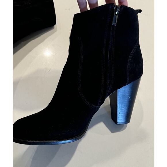 Joie Women’s Size 40 Black Suede Booties Boots Boho Festival Classic READ - Picture 11 of 16